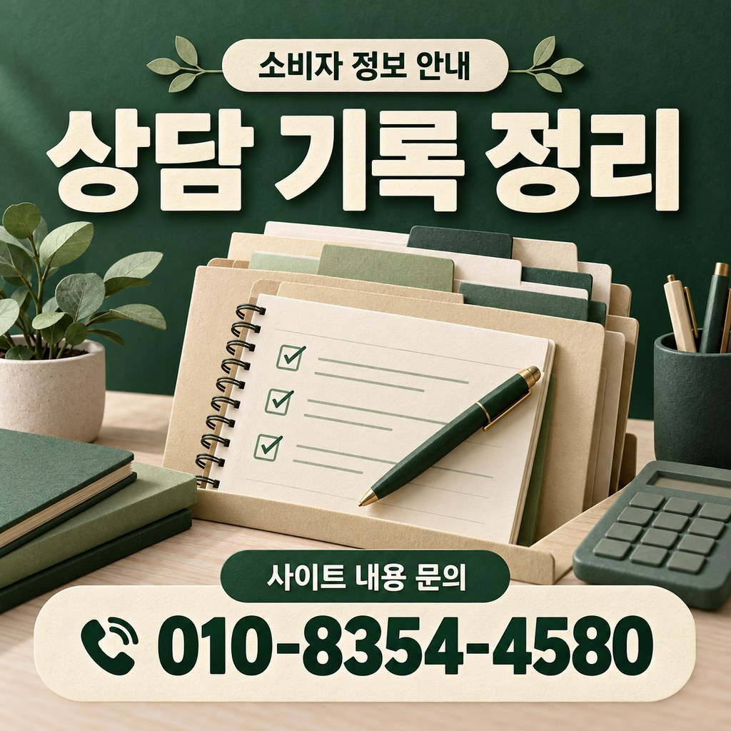카드깡 수수료 자료 정리 · 상담에서 어떤 순서로 설명할까요? · 내용 문의 010-8354-4580